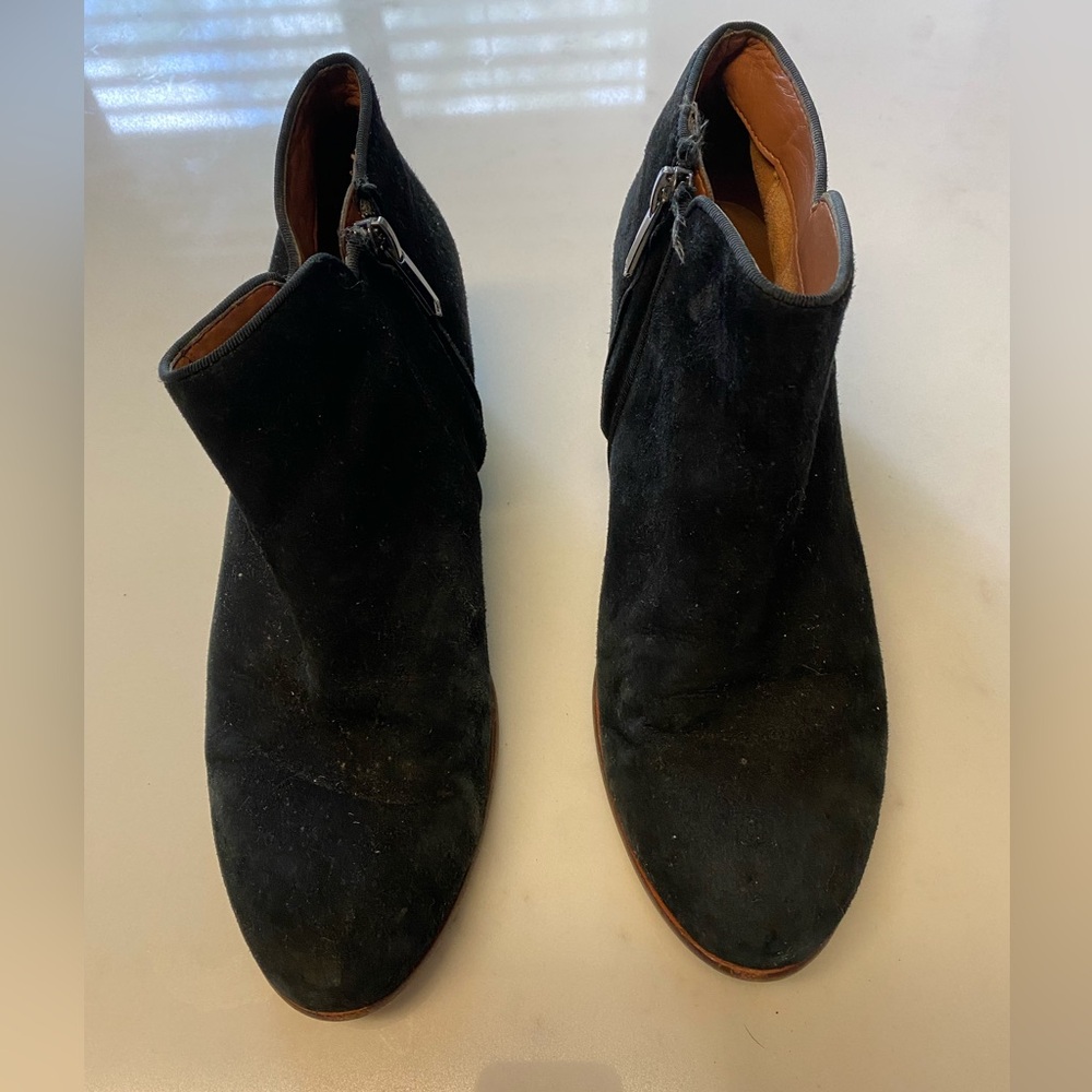 Men's Black Suede Ankle Boots